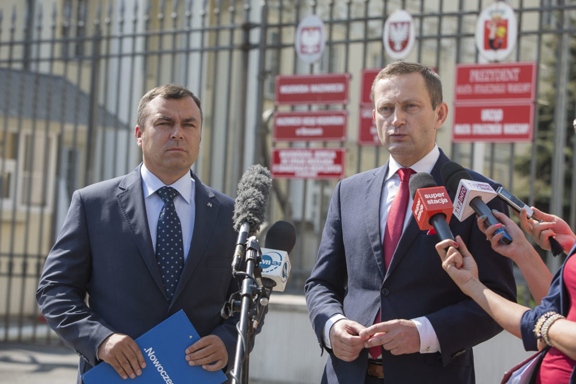 Nowoczesna chce, by Rada Warszawy podjęła w ciągu 2 tygodni uchwałę o referendum w sprawie odwołania Hanny Grronkiewicz-Waltz