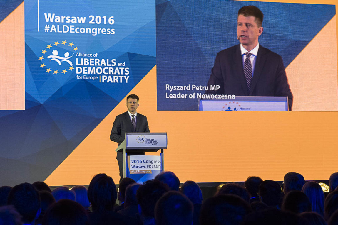 Ryszard Petru na kongresie ALDE: Gdyby wybory były dzisiaj, moglibyśmy wygrać