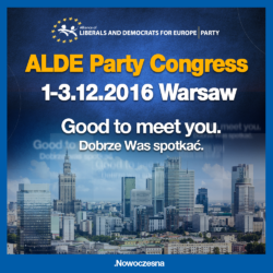 Nowoczesna na kongresie ALDE wśród przywódców państw i partii liberalnych z Europy