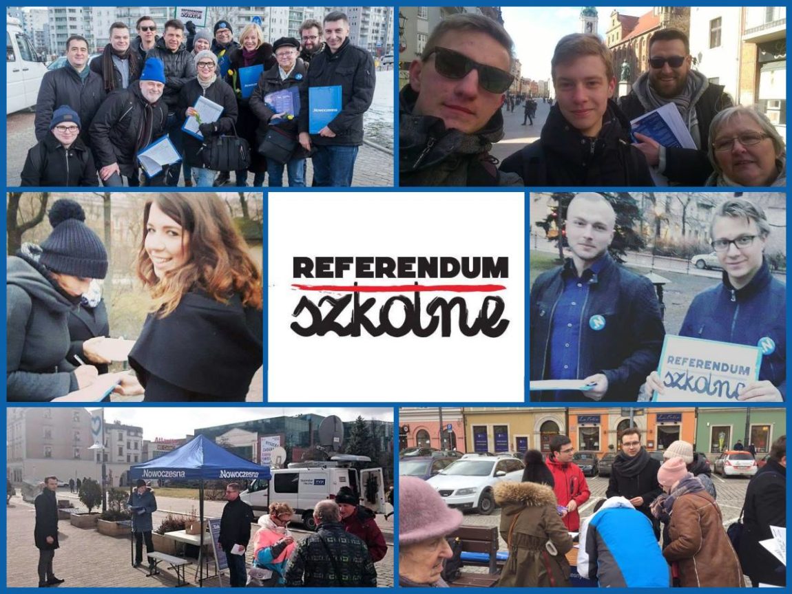 Nowoczesna zebrała 10 tysięcy podpisów pod wnioskiem o referendum przeciw reformie oświaty