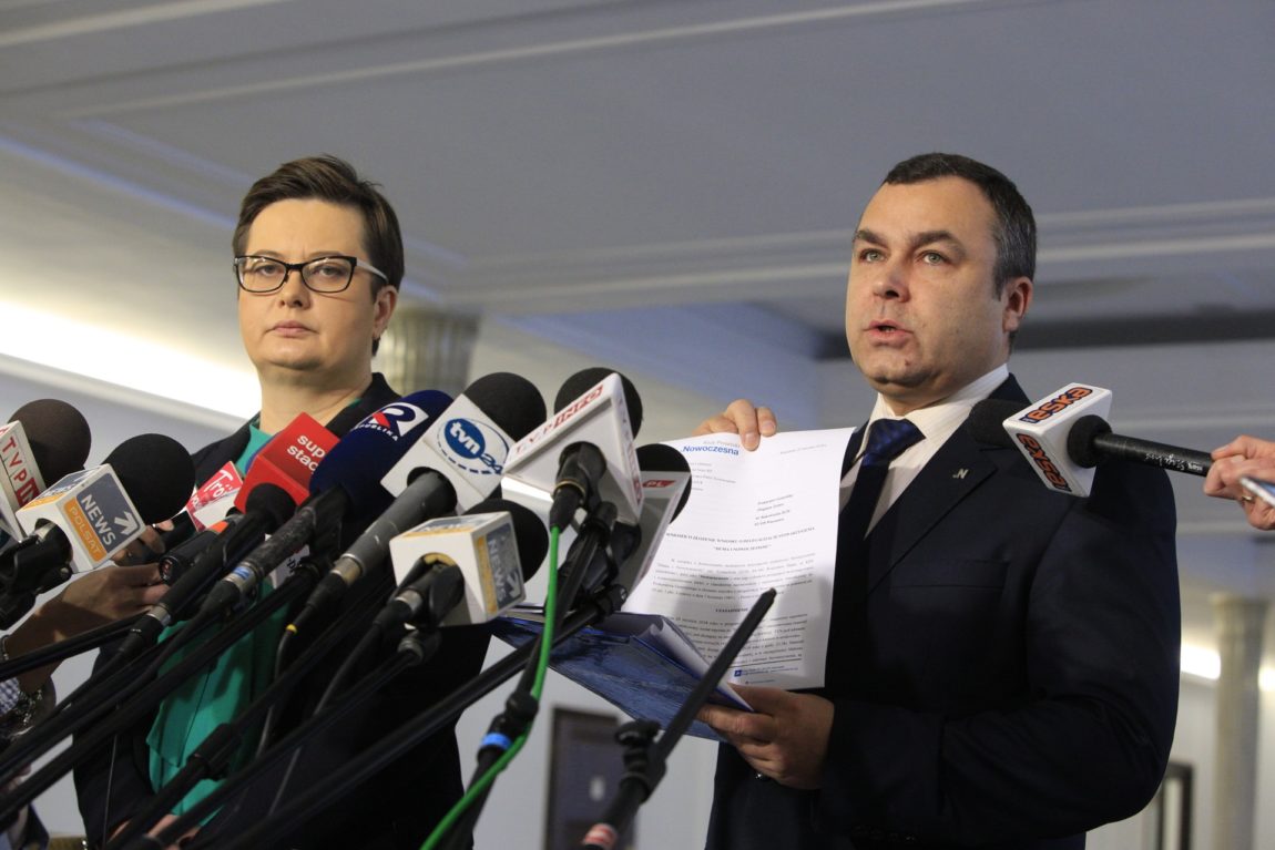 Nowoczesna składa wniosek o delegalizację stowarzyszenia Duma i Nowoczesność