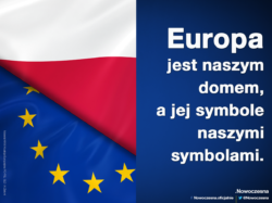 Flaga Unii Europejskiej chroniona tak samo jak flaga państwowa – nowa ustawa Nowoczesnej.