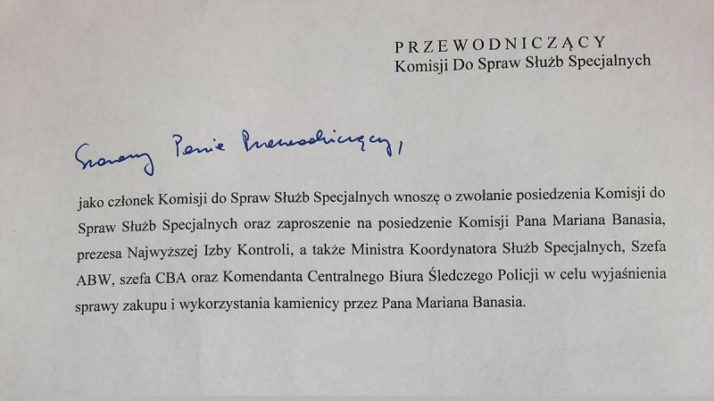 Z inicjatywy Adama Szłapki Komisja Służb Specjalnych zbada sprawę Banasia!