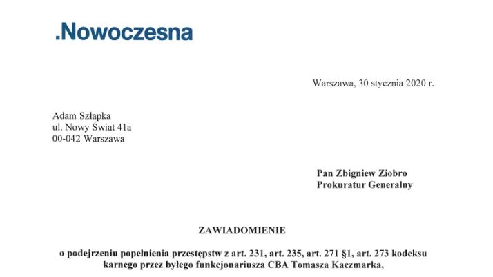 Po spowiedzi „agenta Tomka” Adam Szłapka zawiadamia prokuraturę!